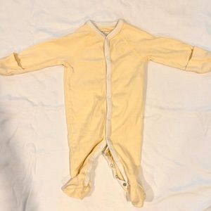 Polo Ralph Lauren Yellow Footie 0-3 VGUC